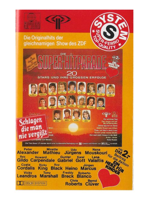 Various – Die Super-Hitparade - Schlager, Die Man Nie Vergißt