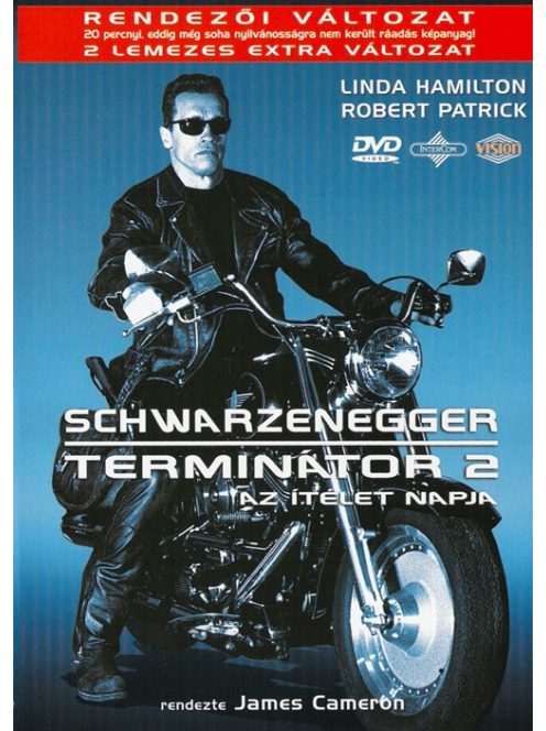 Terminátor 2. - Az ítélet napja (2 DVD) *Rendezői + 20 perc ráadás + 2 lemezes extra változat