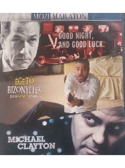  George Clooney válogatás (Good night, and good luck., Égető bizonyíték, Michael Clayton)