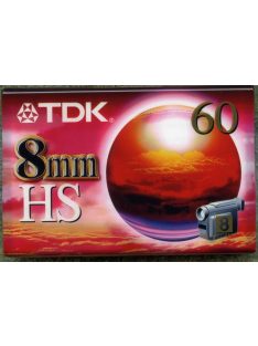 TDK HS60 kazetta Video8 rendszer