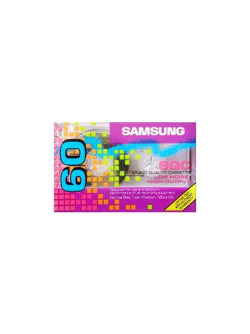 Samsung SQC60 magnó kazetta 60 min