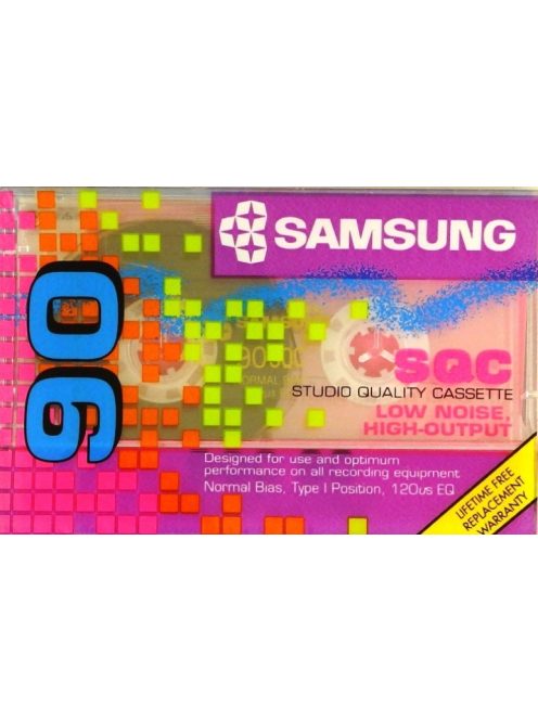 Samsung SQC90 magnó kazetta 90 min