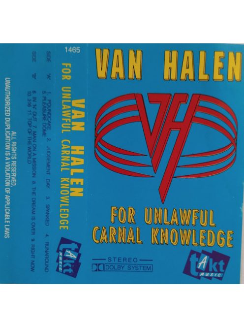 Van Halen – For Unlawful Carnal Knowledge