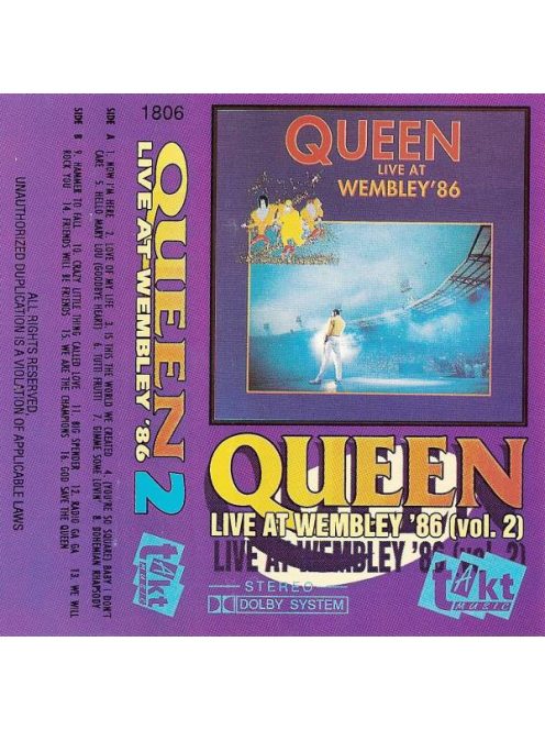 Queen – Live At Wembley '86 (Vol. 2)