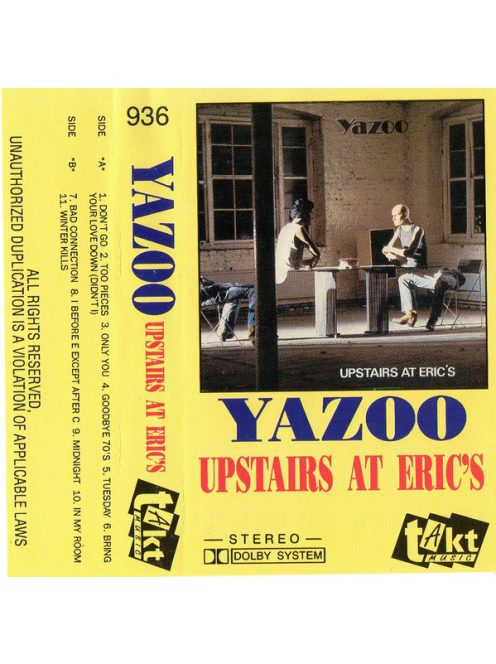 Yazoo – Upstairs At Erics