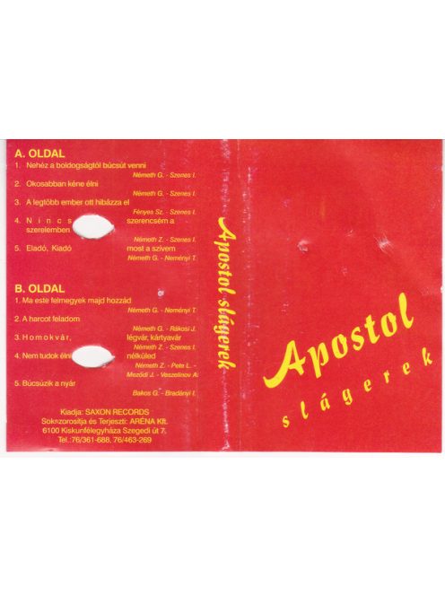 MICRO Együttes – Apostol Slágerek