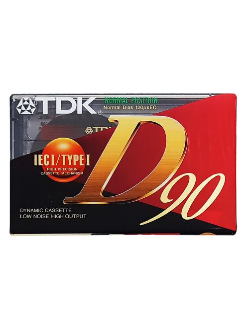 TDK D90 magnó kazetta 90 min